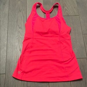 Athleta Bright Pink Athletic Tank Top